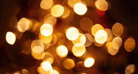 Obraz premium Dynamic abstract blur of Christmas lights for seasonal festive backgrounds