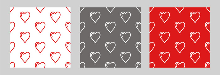 Card suit symbol. Flat card suit icons. Vector illustration