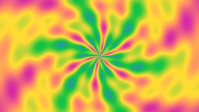Vibrant Psychedelic Pattern Animation.