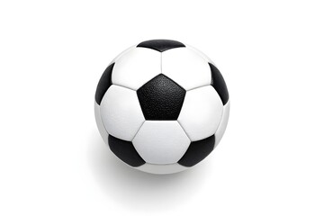 Fototapeta premium Classic Soccer Ball on White Background