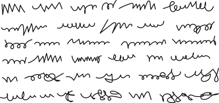An image of a page with handwritten text in an unknown script or language
