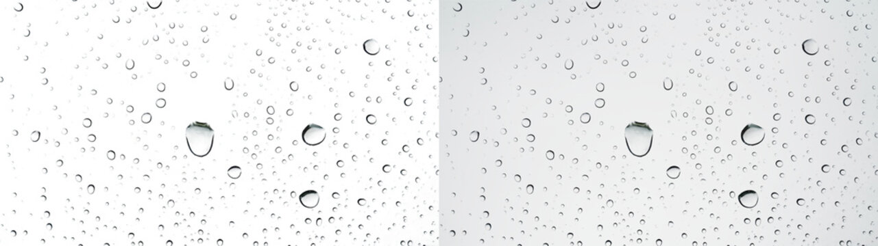 Water drops glass dense rain overlay bright dim soft hard tiny large PNG transparent abstract background