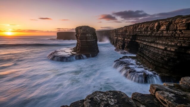 Coastal cliffs