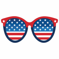 Patriotic-sunglasses-with-flag-patterned-lenses