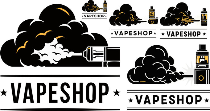 Vape Shop Logo Images  Browse 3,531 Stock Photos, Vectors, and Video |  Adobe Stock