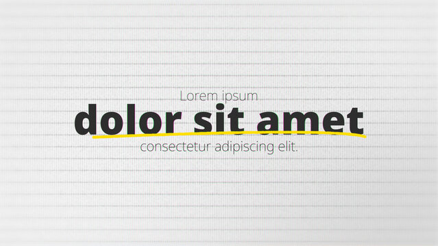 Editorial Line - Minimal Editorial Typography Animation with Clean Underline Accents for Modern Titles and Stylish Video Openers
