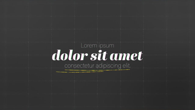 Kinetic Underline - Modern Kinetic Typography Animation with Animated Underline Elements for Dynamic Titles and Branding Content