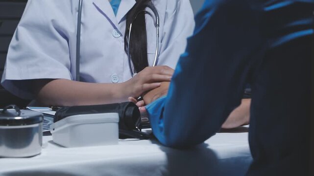 Physiotherapist holds elderly patient&rsquo;s hands, offering emotional support and encouragement, creating a trusting relationship that fosters confidence in recovery.