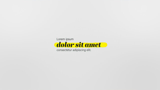 Minimal Accent Title - Clean Kinetic Typography Animation with Elegant Accent Lines for Professional Video Titles and Presentations