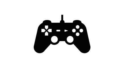 Black video game controller device. © syarifah