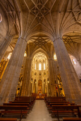 Fototapeta premium Soaring vaults creating an impressive architectural space