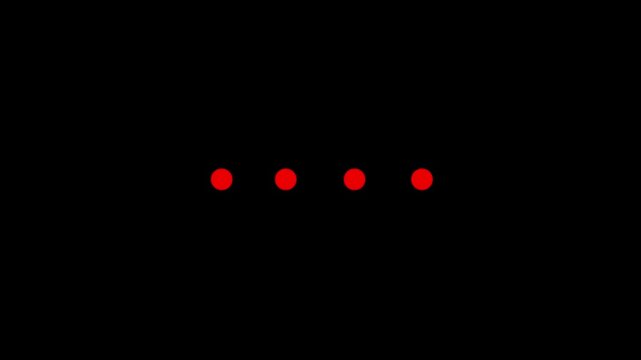 Website loader animation. Colorful loading progress icon animation for web design on black background. 4k video