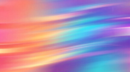 Obraz premium Abstract wavy background with vibrant pink orange gradient motion blur flow