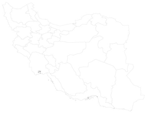 Map of Iran.ai