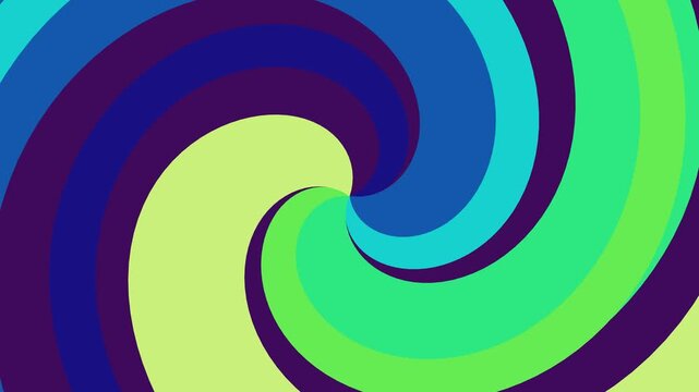 Digital art animation featuring a symmetrical design with a kaleidoscope pattern and fractal texture on a green abstract background