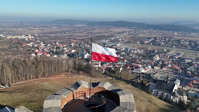 Chęciny Royal Castle &ndash; 4K Aerial Drone Footage