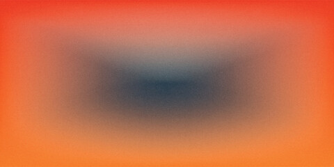 Fiery red brown burnt orange copper black abstract background. Geometric shape. Color gradient. 3d effect. Noise rough grungy grain. Neon light metallic. Design. Template. Web banner. Wide. Panoramic. © Qiana