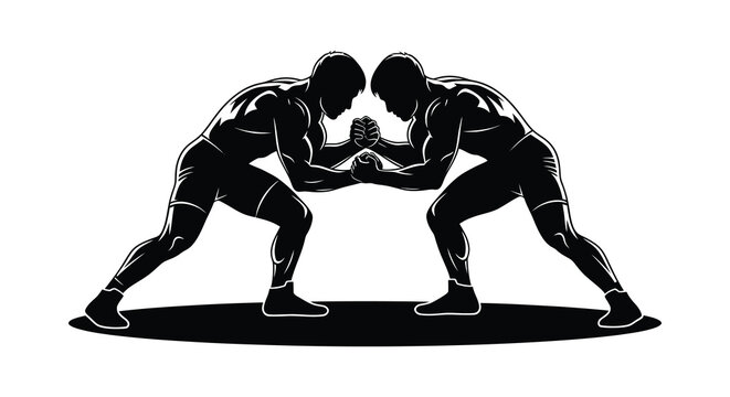 Arm Wrestling Silhouette Images – Browse 1,819 Stock Photos, Vectors ...