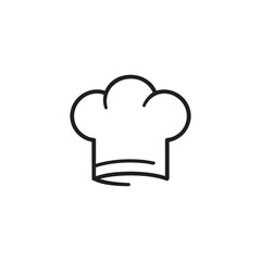 Minimal chef hat icon