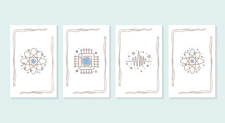 Esoteric Symbols and Technology Graphics on Cards © MHM99