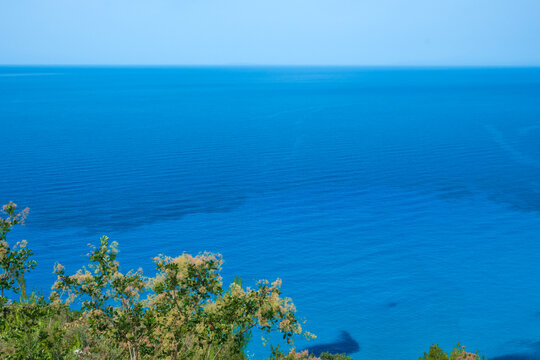 Panorama of Lefkada near Milos beach, Ionian Islands, Greece