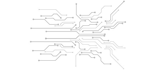Obraz premium circuit board background