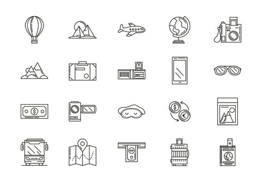 Travel Icons Set