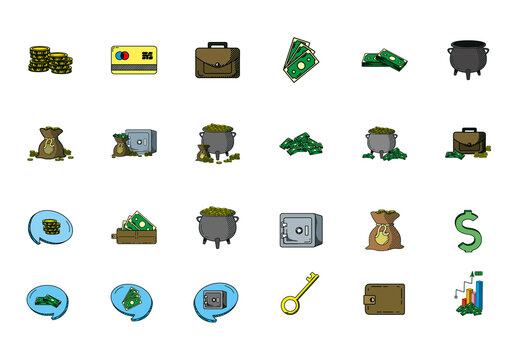 Finance Illustration Set