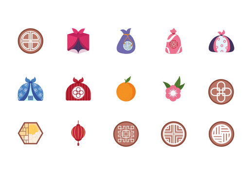 Chuseok Illustration Design Set