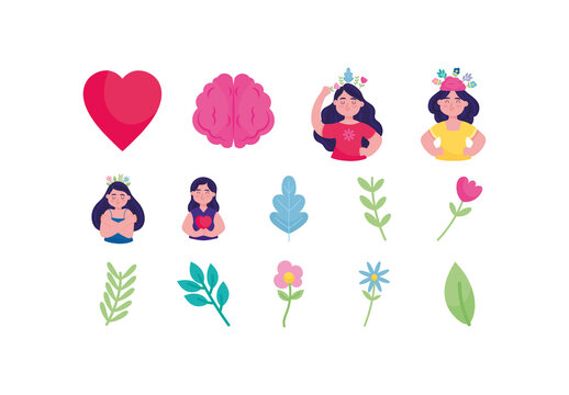 Cute Girl Floral Set