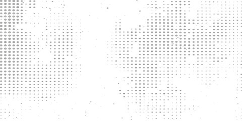 Seamless geometric vector illustration featuring a black and gray grunge texture with halftone dots and square mosaic patterns for a digital art background © MdRifat