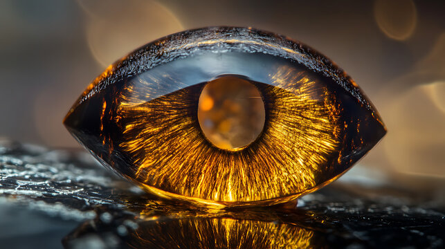 Natural cat&rsquo;s eye gem captured in rotating light showing full optical movement 
