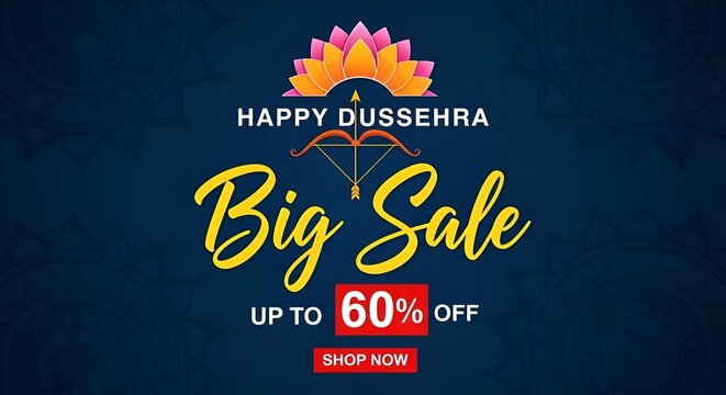 Happy Dussehra Big Sale Banner