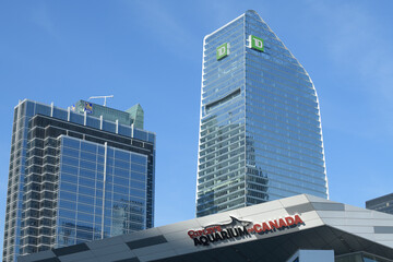Naklejka premium Ripley's Aquarium of Canada, 288 Bremner Blvd, TD Terrace, and RBC Centre, Toronto