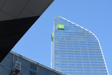 Naklejka premium looking up at the 