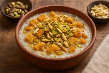 Vegetarian stuffing with roasted vegetables for a Thanksgiving delight, Creamy Butter Chicken Curry with Rice and Naan on Wooden Table, detailed image of steaming bowl of Indian butter chicken curry

