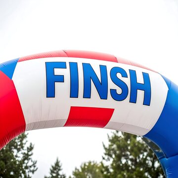 Race finish arch
