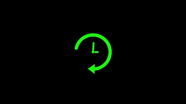 A vibrant green recycling symbol with arrows forming a circular loop