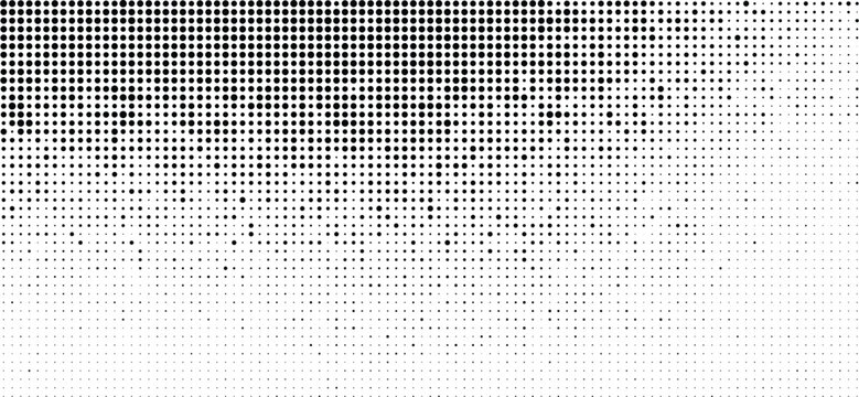 Background with monochrome dotted texture. Polka dot pattern template. Background with black dots - stock vector dots background modern white and black halftone background.