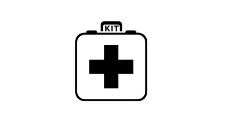 Obraz premium First Aid Kit Icon Symbol Medical.