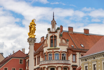 Fototapeta premium Plague Column on Maribor Main Square