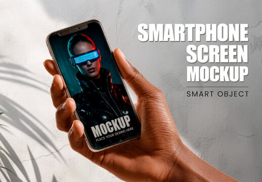 Smartphone Display Mockup