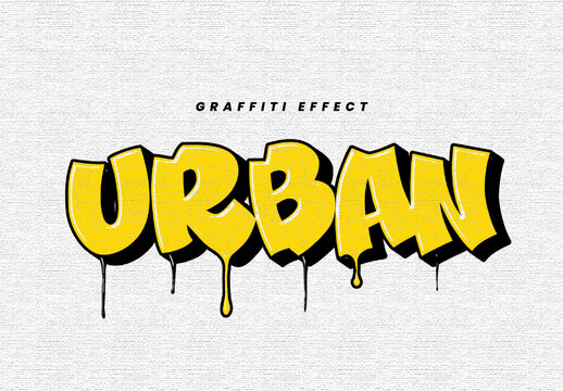Graffiti Drip Text Effect