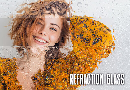 Liquid Distortion Refraction Glass Photo Effect