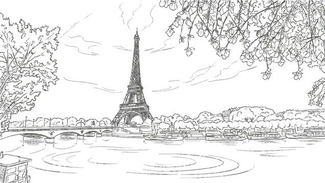 eiffel tower in paris