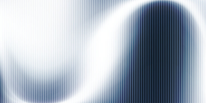 Monochrome waves with transparent vertical layering and soft opacity shifts. Abstract distorted glass effect, minimal and textured in grayscale palette. Vector illustration for futuristic design