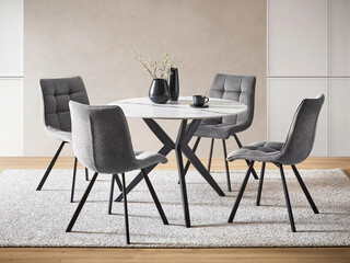Fototapeta premium modern luxury dining room interior, 3d render
