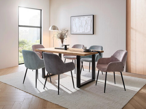 modern luxury dining room interior, 3d render