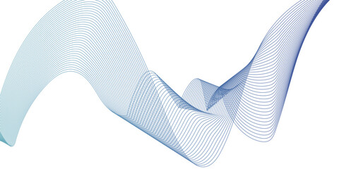 Fototapeta premium Lines repeat ornament technology digital waves business. Abstract texture motion mesh vector modern design. Minimal seamless lines wavy pattern in blend. 
