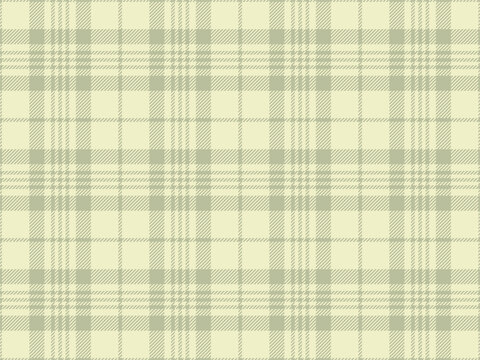 Seamless plaid pattern, vintage olive cream chequered tartan plaid pattern background for textile clothing